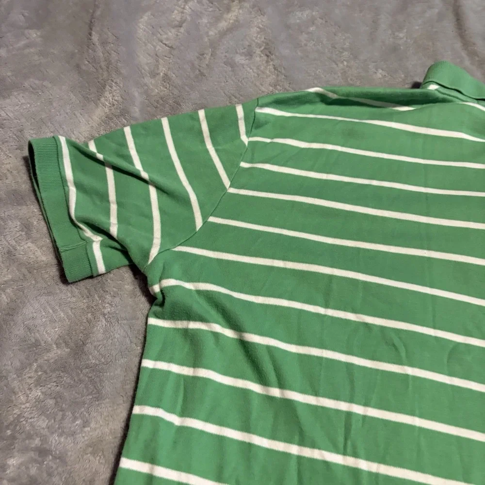 Polo Ralph Lauren Men's XL Short Sleeve Green & White Polo Shirt